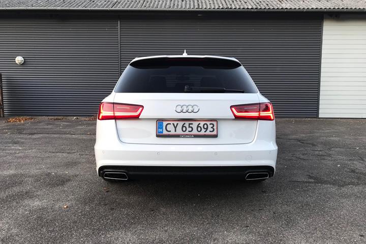 Hvid Audi A6 fra 2016