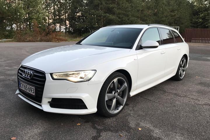 Hvid Audi A6 fra 2016