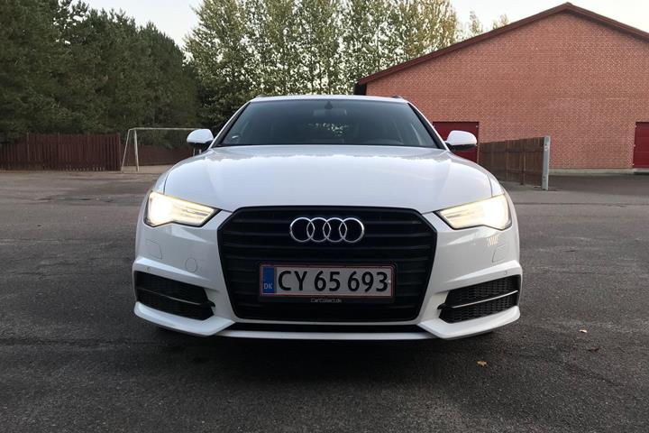 Hvid Audi A6 fra 2016