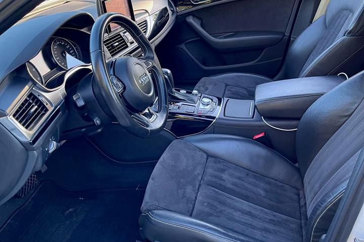 Hvid Audi A6 fra 2016