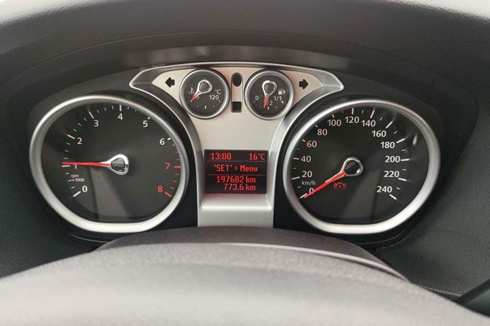 Sort Ford Focus fra 2010