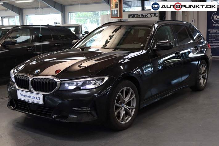 Sort BMW 320d fra 2020