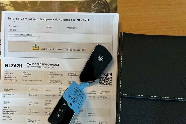 Hvid VW ID.3 fra 2021