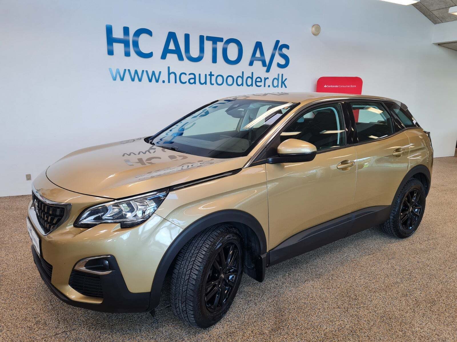 Grå Peugeot 3008 fra 2017