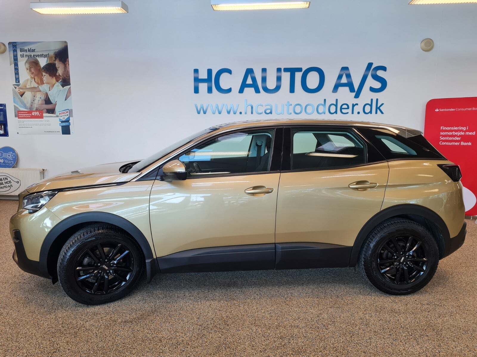 Grå Peugeot 3008 fra 2017