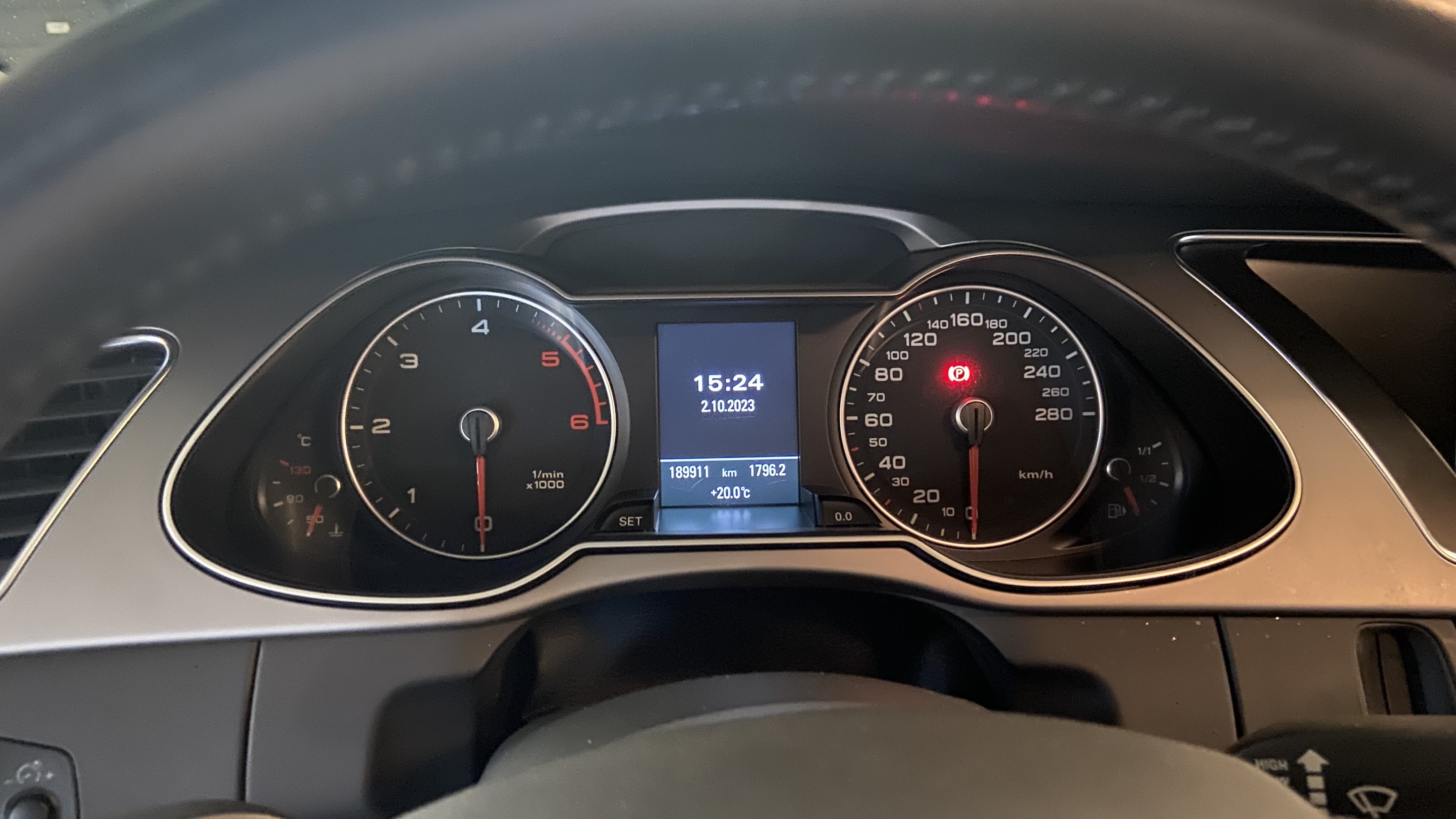 Sort Audi A4 fra 2015