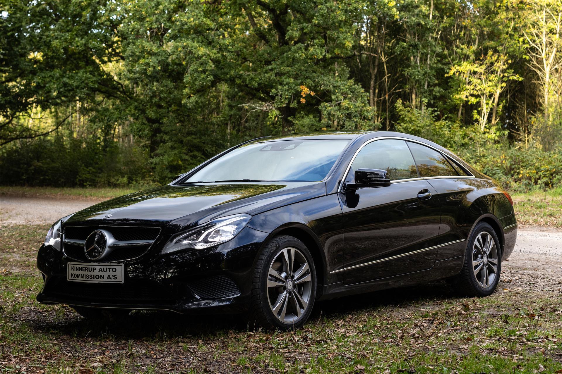 Sort Mercedes E200 fra 2016