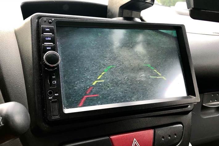 Sølv Toyota Aygo fra 2008