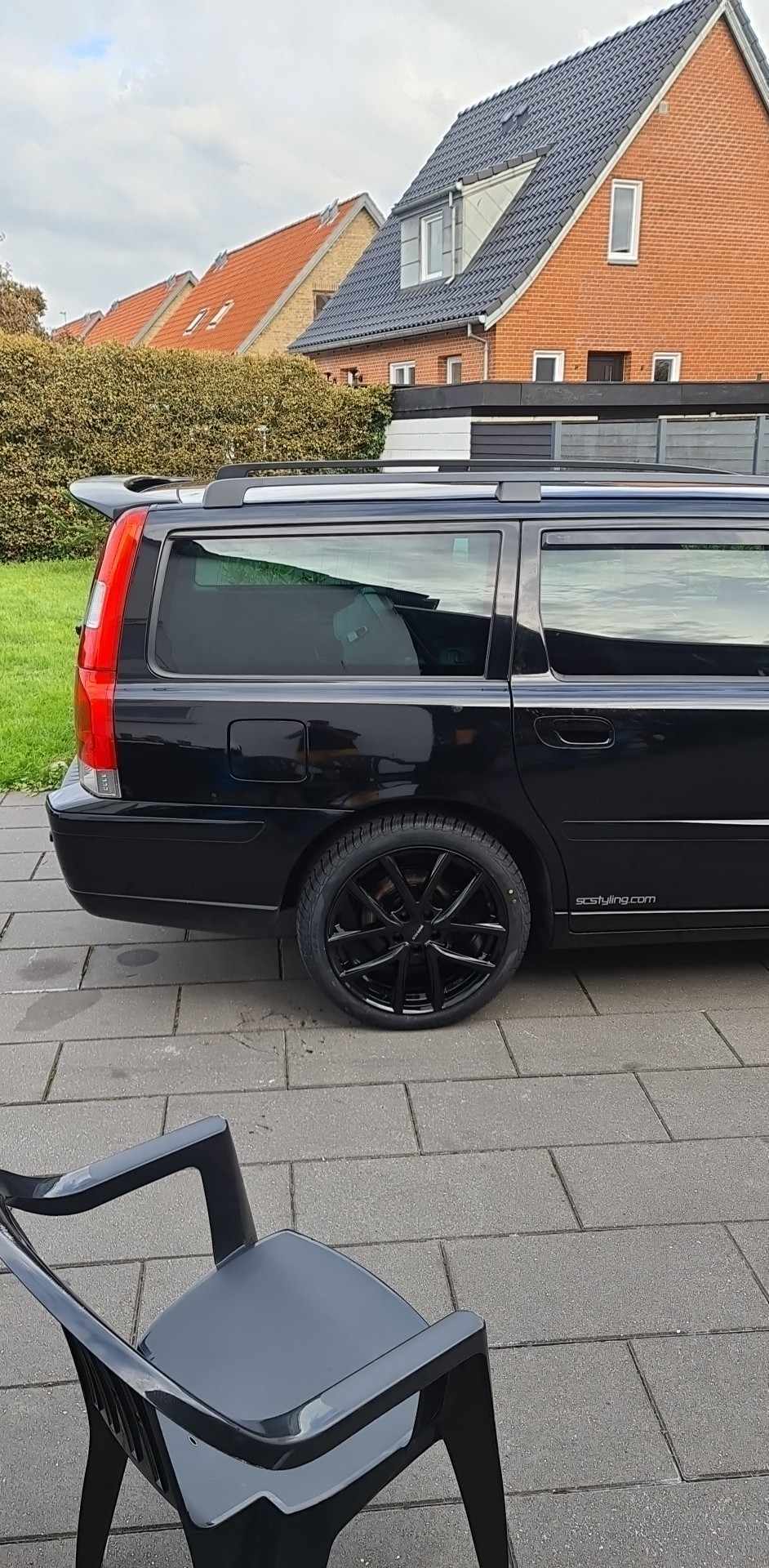 Sort Volvo V70 fra 2006