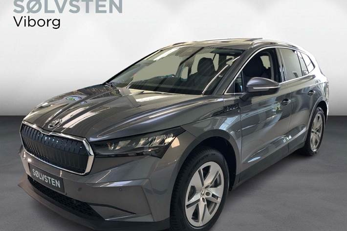 Grå Skoda Enyaq fra 2023