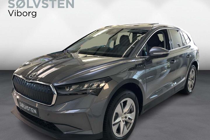 Grå Skoda Enyaq fra 2023