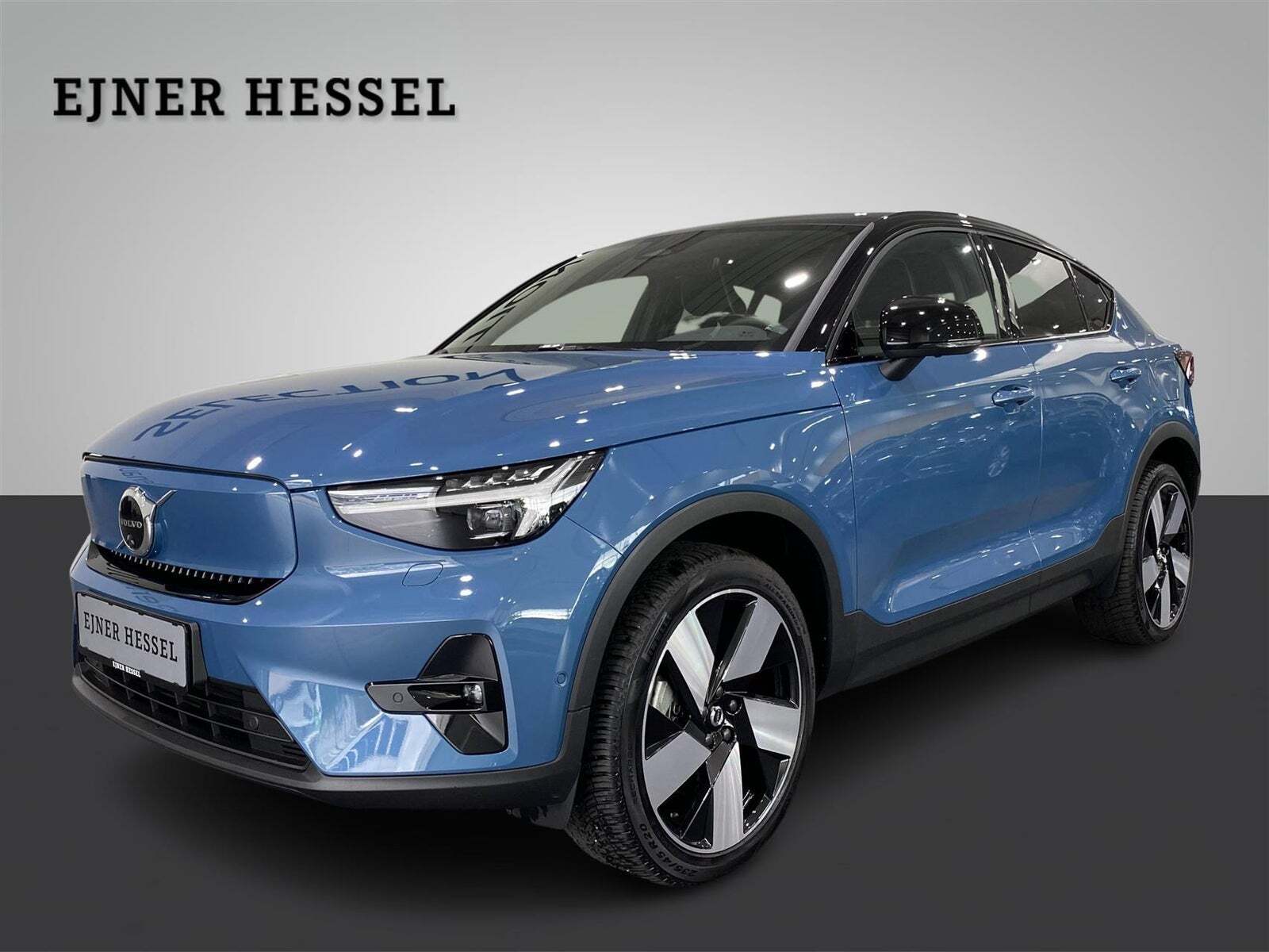 Blå Volvo C40 fra 2022