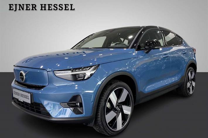 Blå Volvo C40 fra 2022