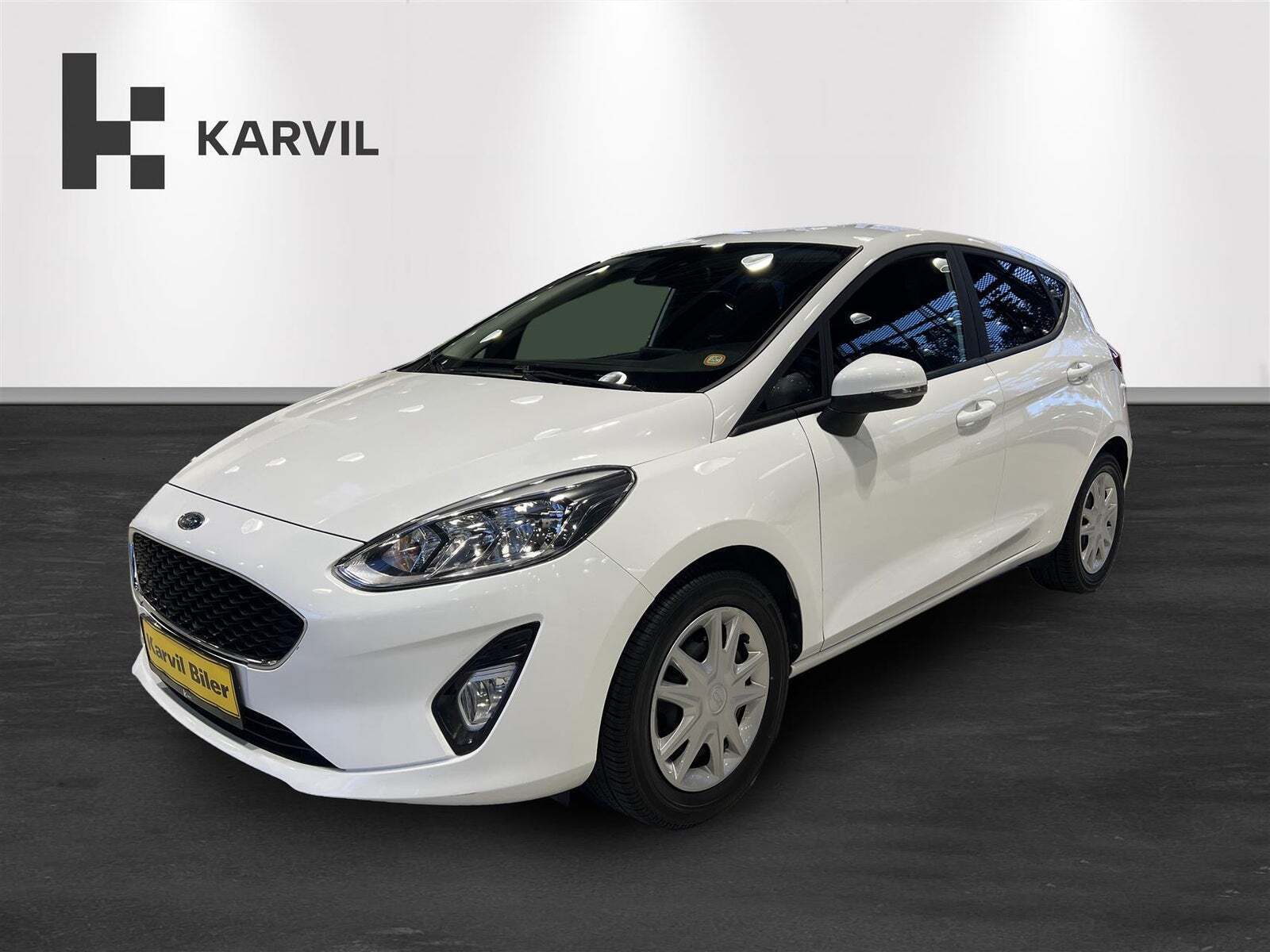Hvid Ford Fiesta fra 2019