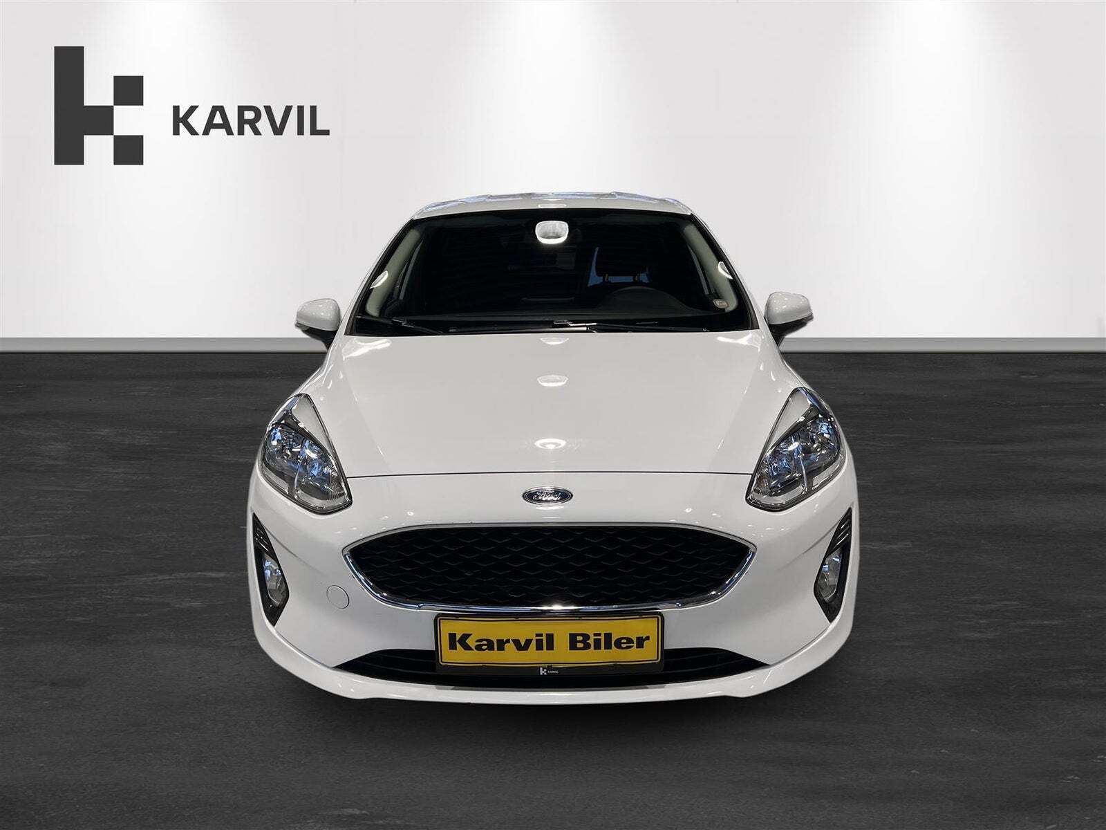 Hvid Ford Fiesta fra 2019