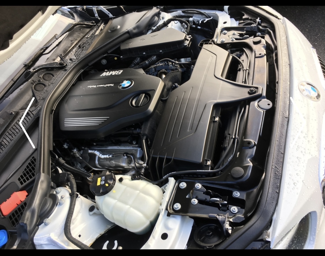 Hvid BMW 1-Serie fra 2017