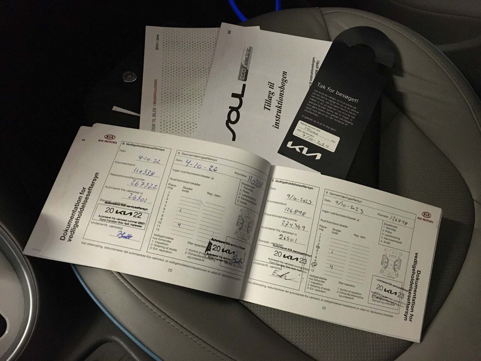 Hvid Kia Soul fra 2016