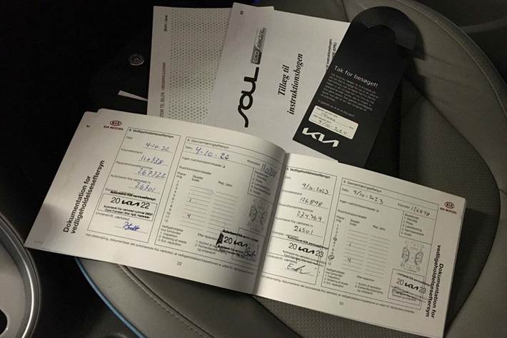 Hvid Kia Soul fra 2016