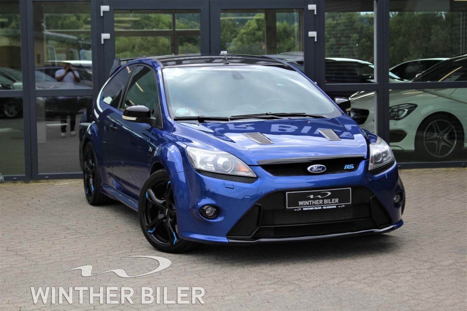 Blå Ford Focus fra 2009