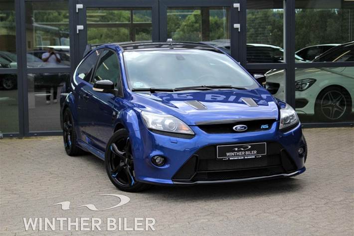 Blå Ford Focus fra 2009