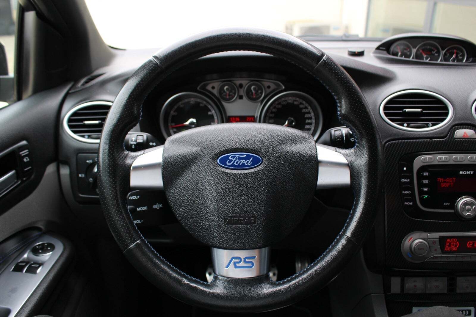 Blå Ford Focus fra 2009