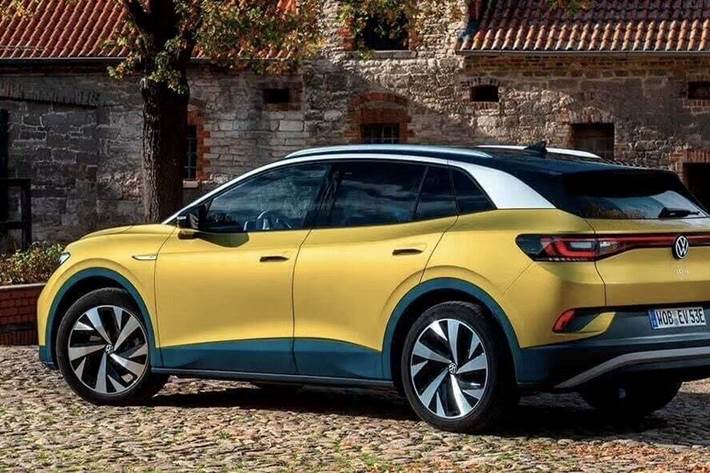 Grå VW ID.4 fra 2021