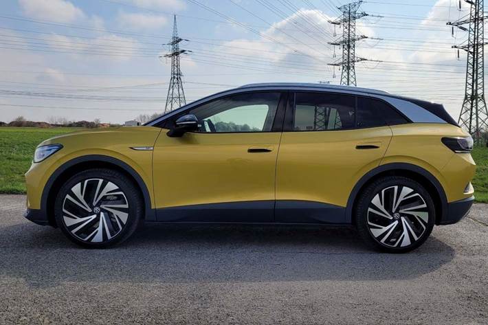 Grå VW ID.4 fra 2021