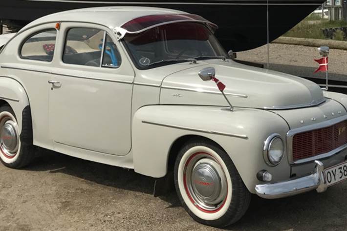 Beige Volvo 544 fra 1961