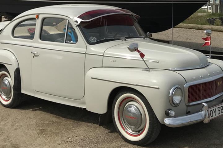 Beige Volvo 544 fra 1961