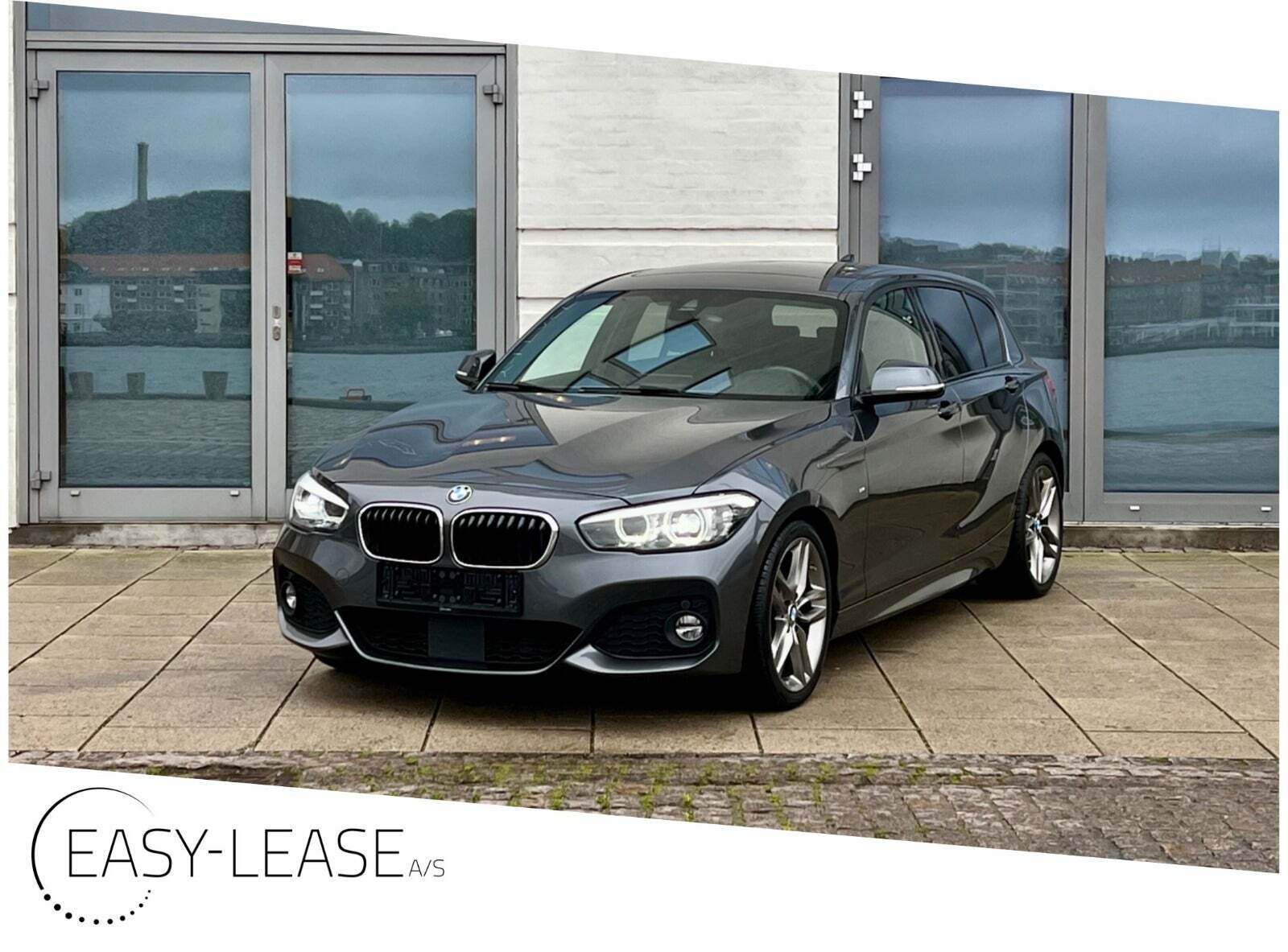 Grå BMW 118d fra 2019