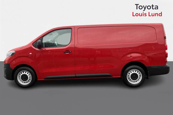 Rød Toyota ProAce fra 2023