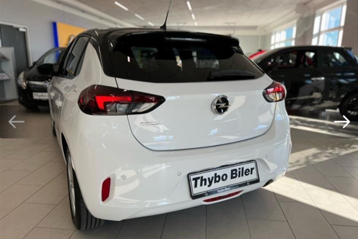 Hvid Opel Corsa fra 2021
