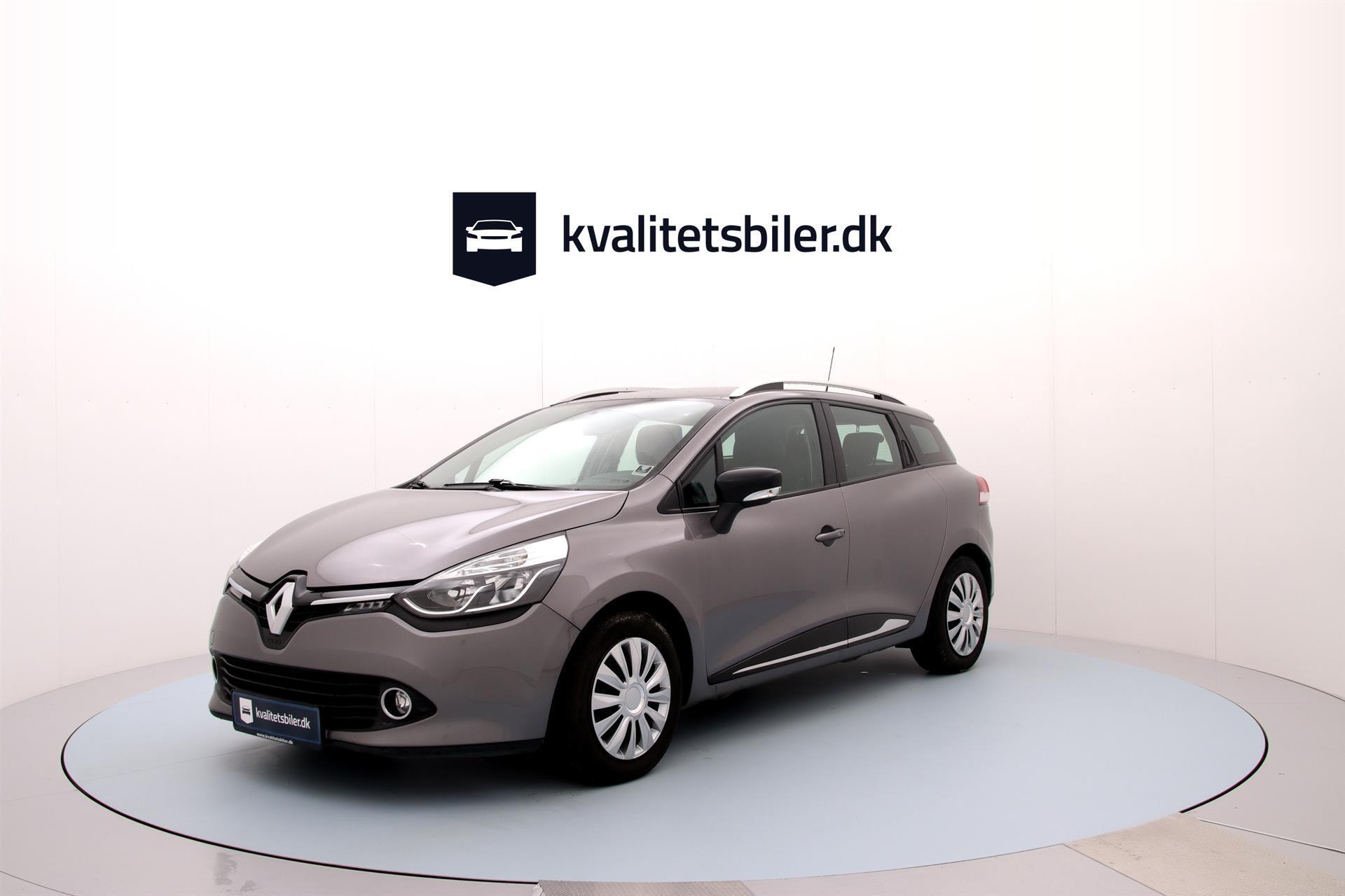 Grå Renault Clio fra 2016
