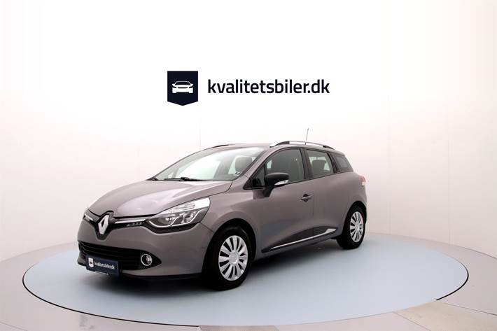 Grå Renault Clio fra 2016