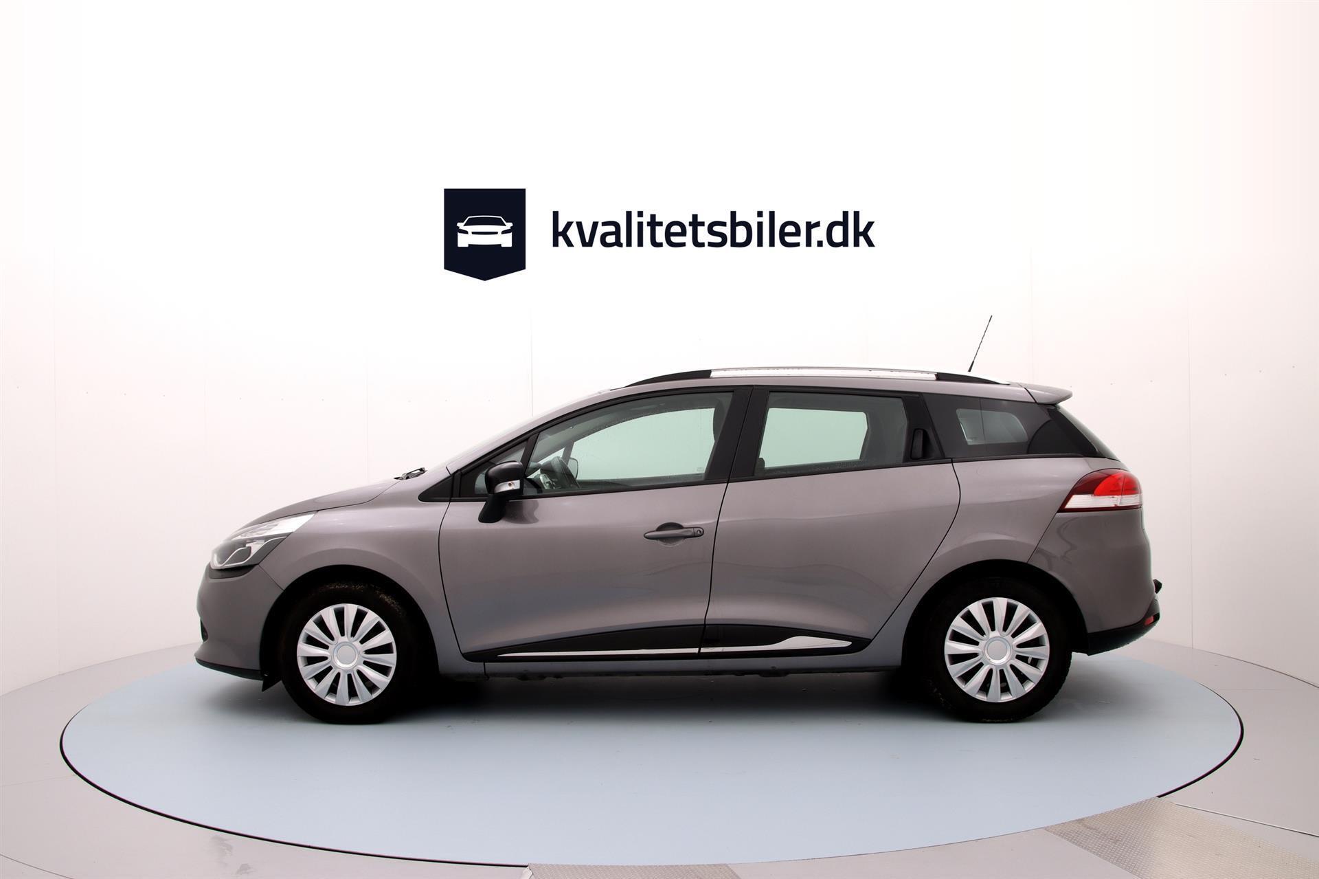 Grå Renault Clio fra 2016