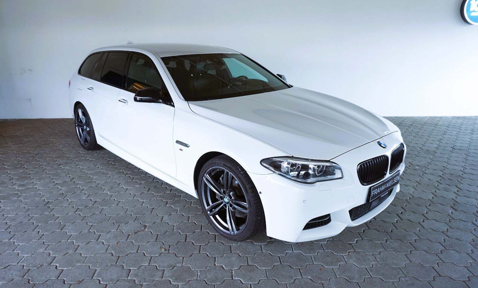 Hvid BMW 535d fra 2014