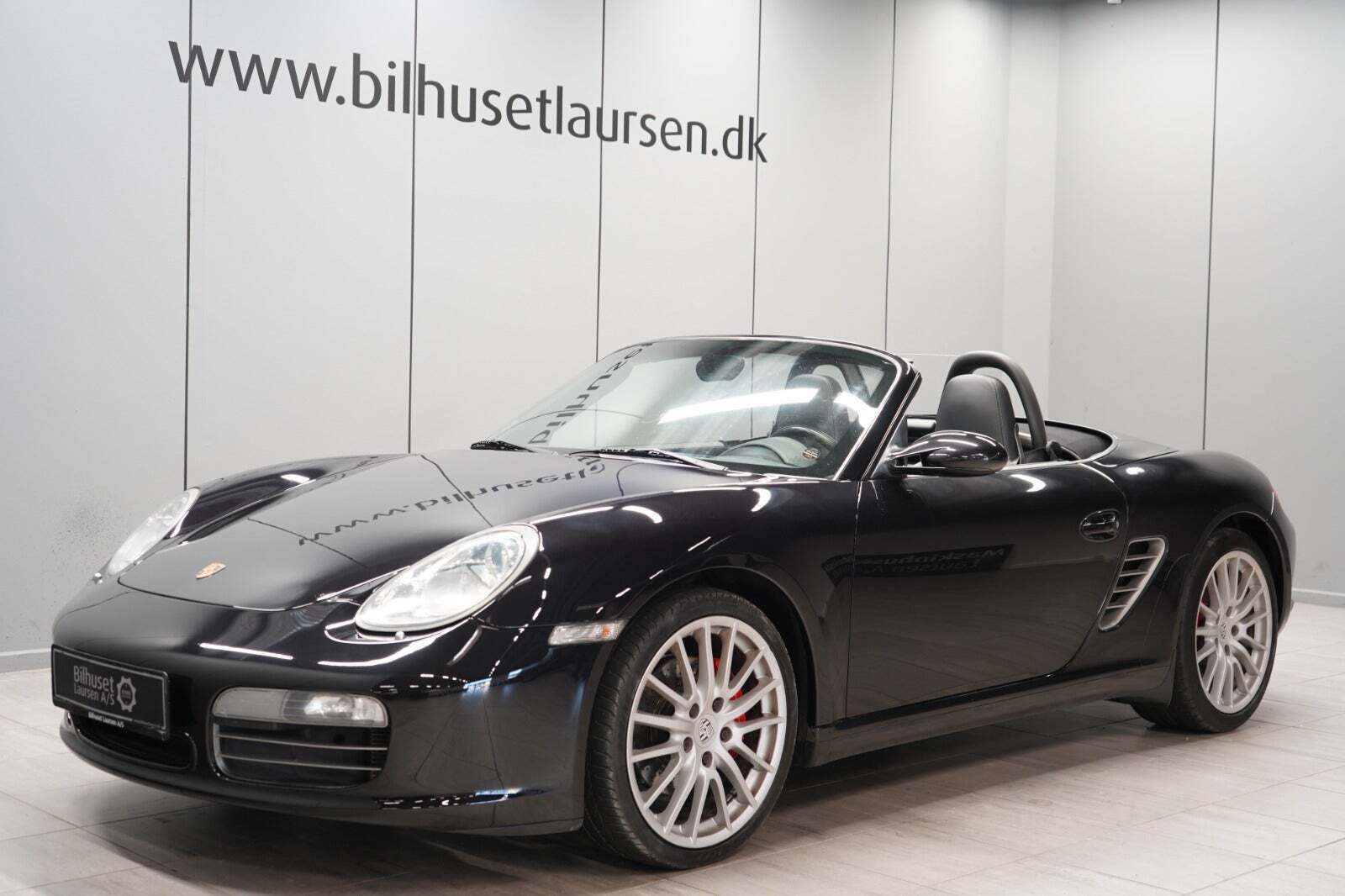 Sort Porsche Boxster S fra 2007