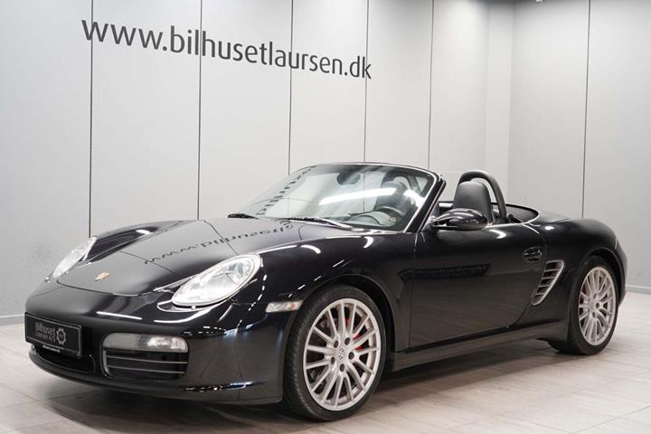 Sort Porsche Boxster S fra 2007