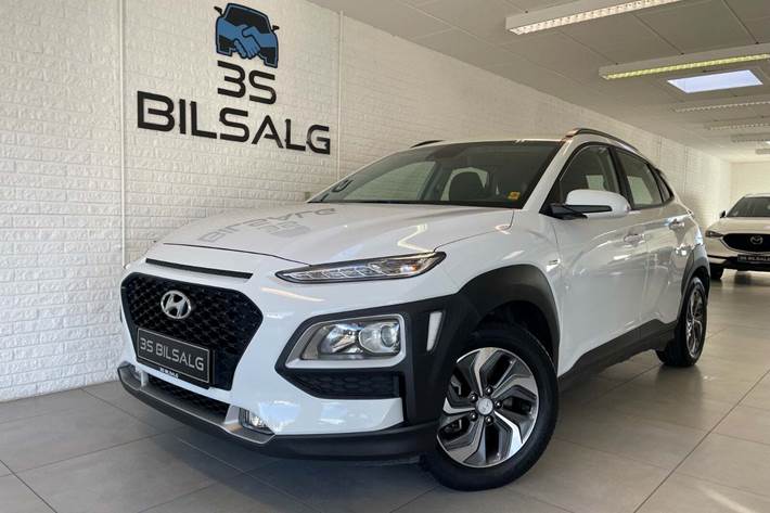 Grå Hyundai Kona fra 2020