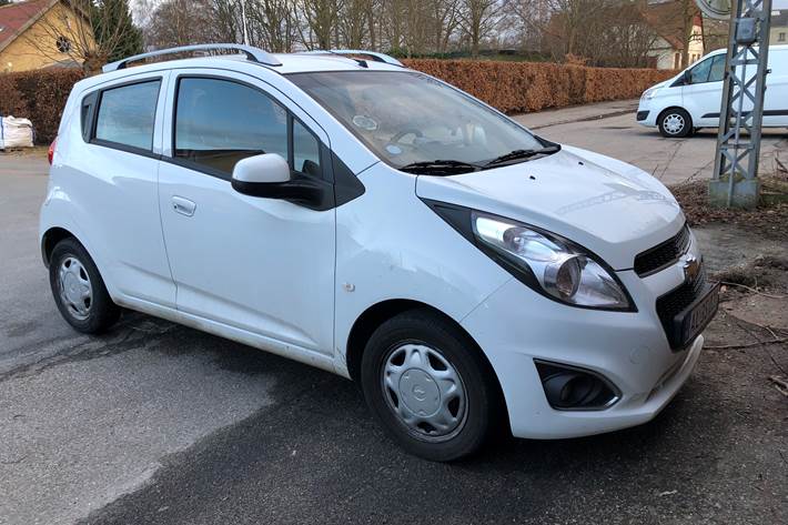 Hvid Chevrolet Spark fra 2014