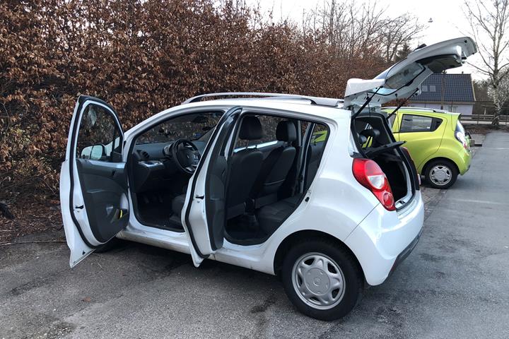 Hvid Chevrolet Spark fra 2014