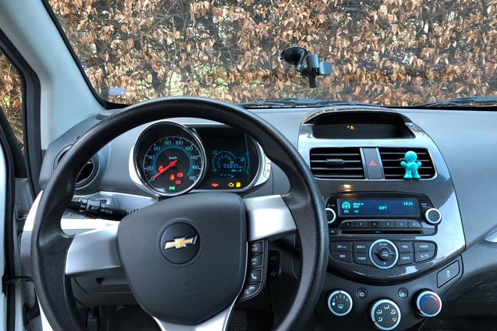 Hvid Chevrolet Spark fra 2014