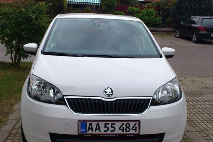 Hvid Skoda Citigo fra 2012
