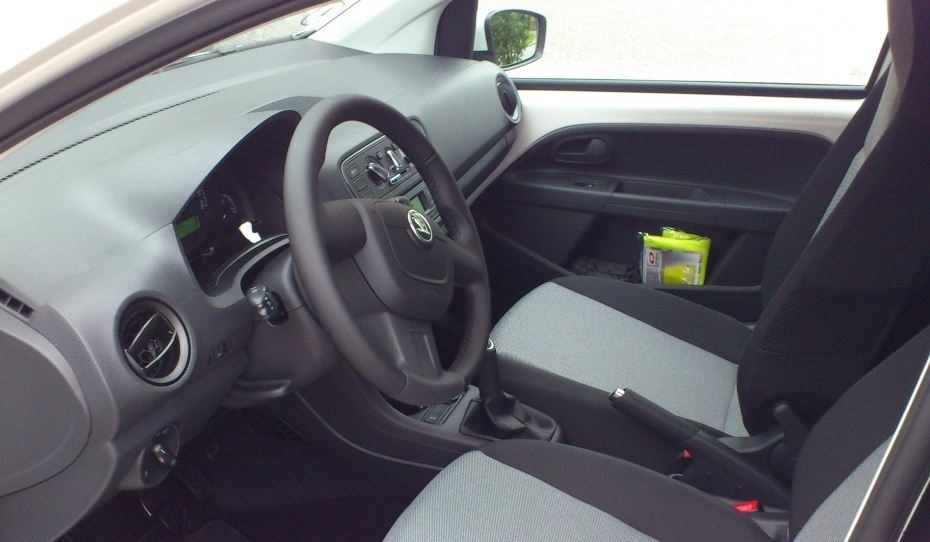 Hvid Skoda Citigo fra 2012