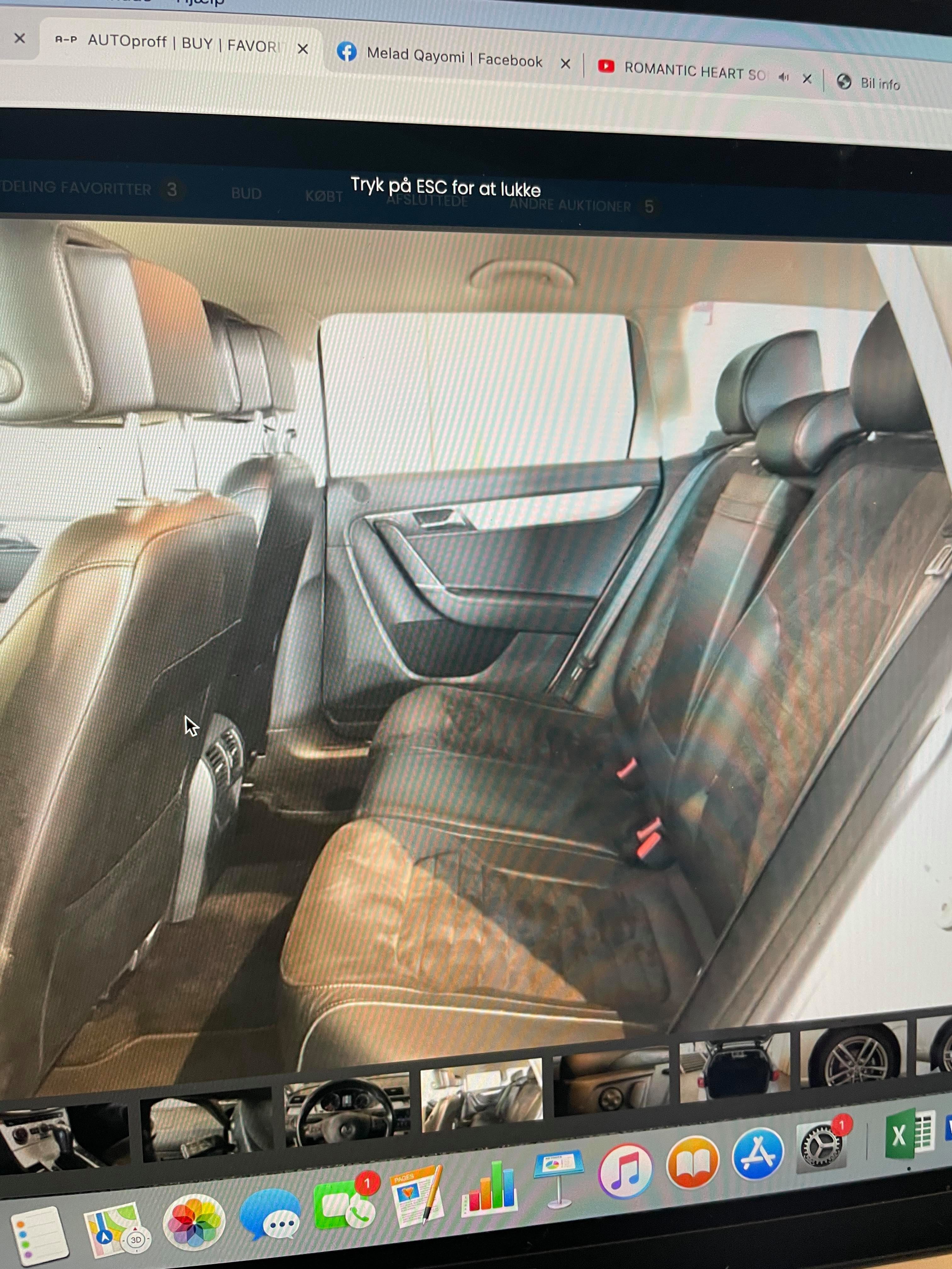 Sølv VW Passat fra 2012
