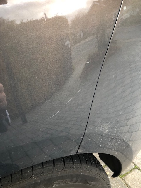 Grå Opel Zafira fra 2014