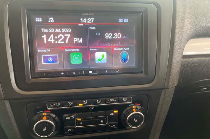 Grå VW Golf VI fra 2010