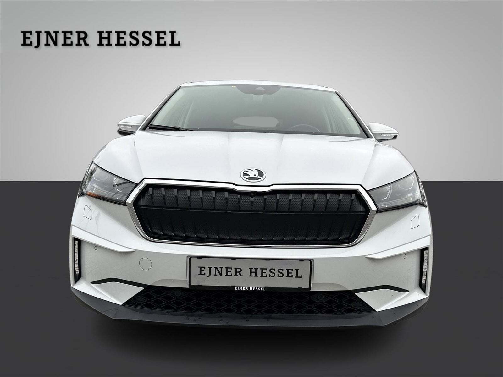 Hvid Skoda Enyaq fra 2021