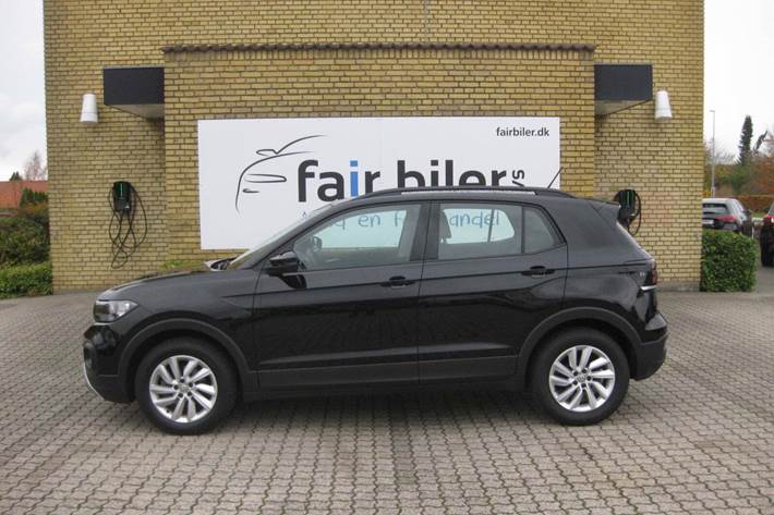 Sort VW T-Cross fra 2020 set udefra