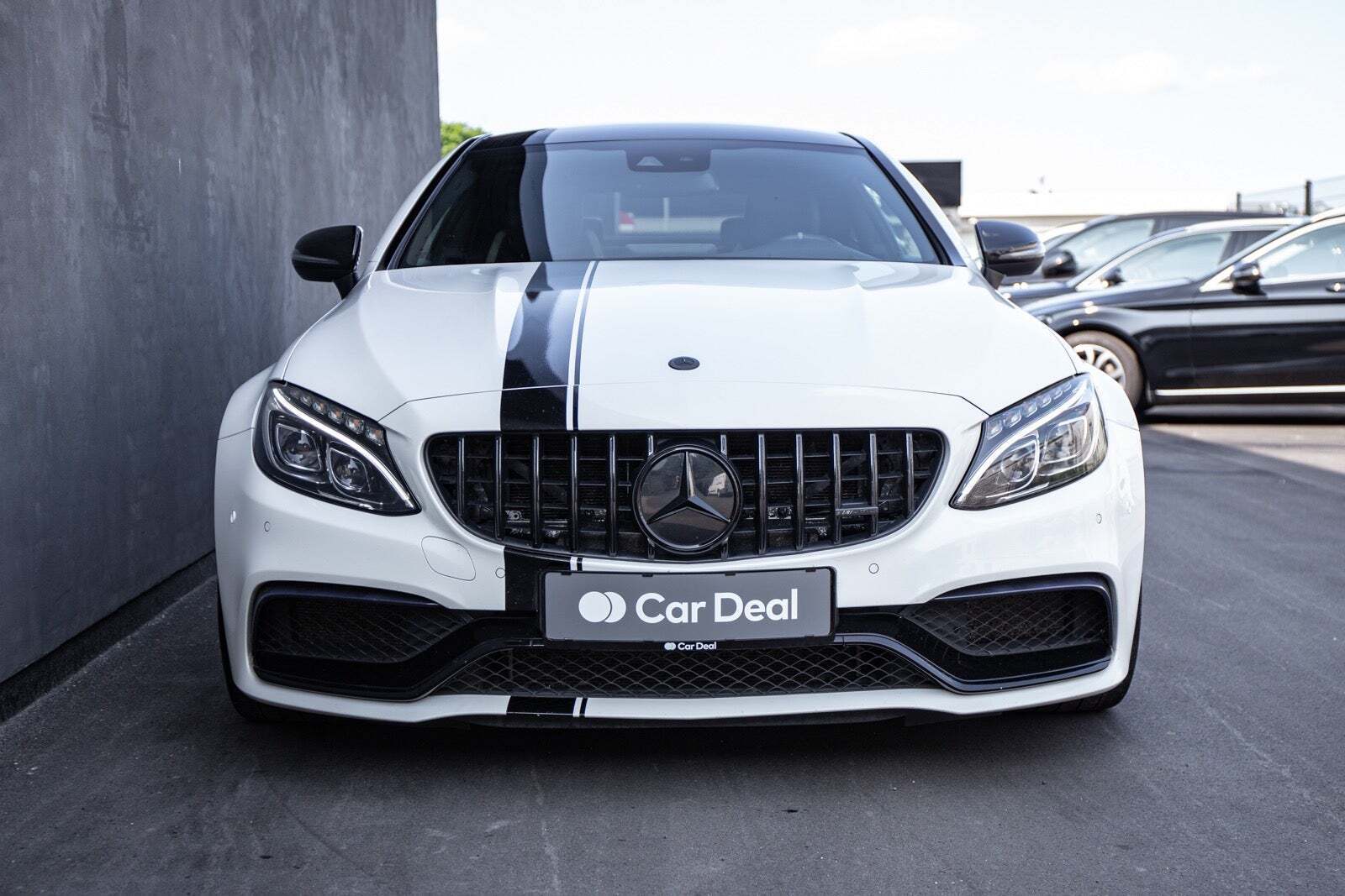 Hvid Mercedes C63 fra 2016